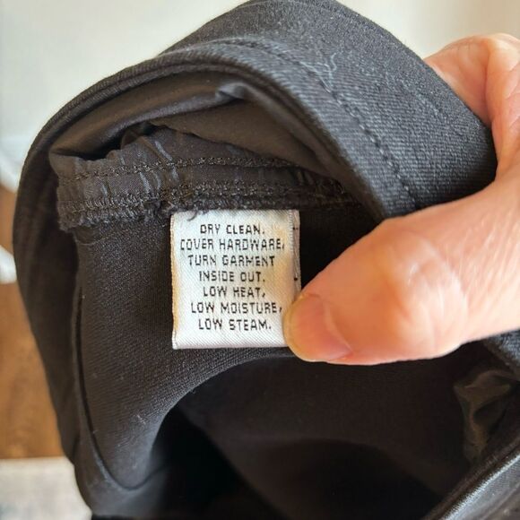 St. John Women’s black wide leg stretch jeans size 16 - EUC! - Picture 9 of 11